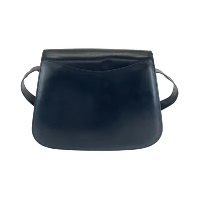 Pre-owned Celine Black Leather Pochette Shoulder Bag ()