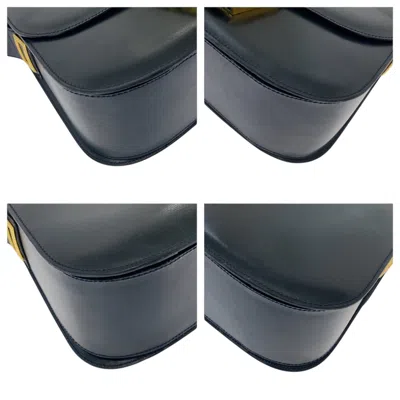 Pre-owned Celine Black Leather Pochette Shoulder Bag ()