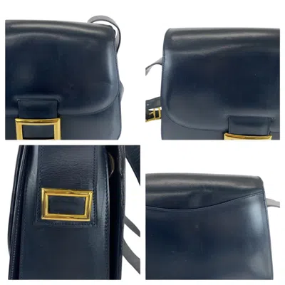 Pre-owned Celine Black Leather Pochette Shoulder Bag ()