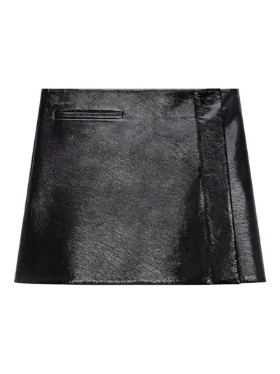 Courrèges Courregès One Minute Mini-skirt In Black