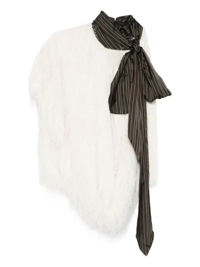 Dries Van Noten Cresta Bis Blouse In White