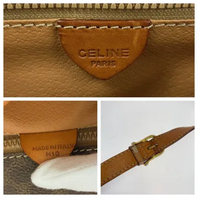 Pre-owned Celine Brown Pvc Pochette Shoulder Bag ()