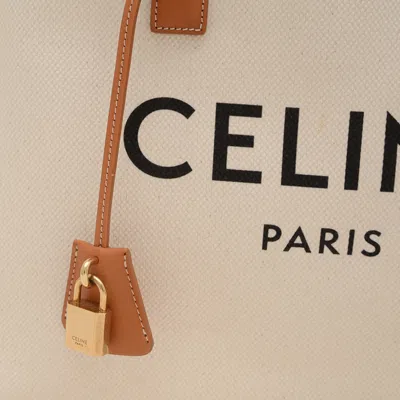 Pre-owned Celine Canvas Leather Tote Bag ()