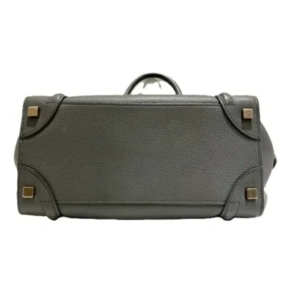 Pre-owned Celine Gray Leather Handbag Tote Bag ()