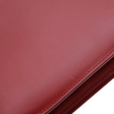 Pre-owned Celine Red Color Leather Shoulder Bag ()