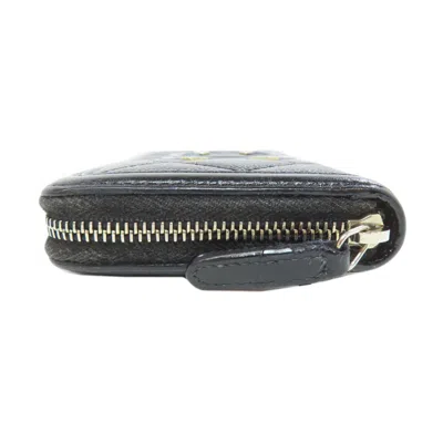 Pre-owned Chanel Black Leather Long Wallet (bi-fold) ()