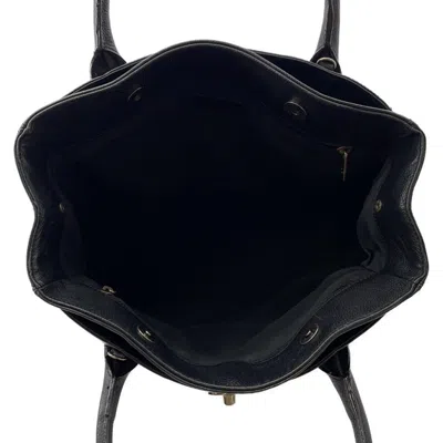 Pre-owned Chanel Black Leather Shoulder Bag Tote Bag ()