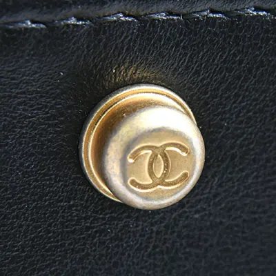 Pre-owned Chanel Black Leather Tote Bag ()
