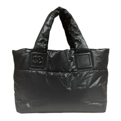 Pre-owned Chanel Black Nylon Tote Bag ()