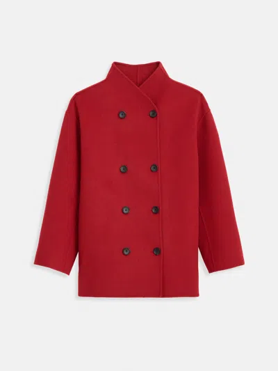 Alex Mill Sophia Coat In Wool In Red