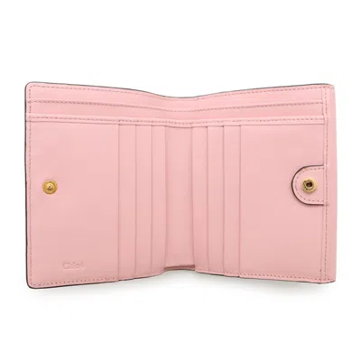 Pre-owned Chloé Pink Leather Wallet (bi-fold) ()
