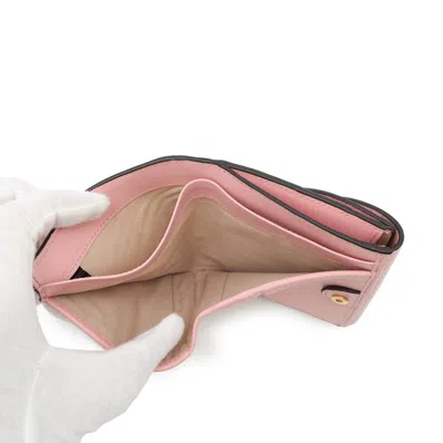 Pre-owned Chloé Pink Leather Wallet (bi-fold) ()