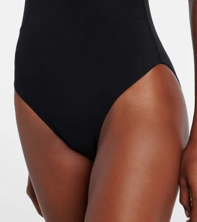 Eres Schulterfreier Dresscode Badeanzug Mit Schleifendetail In Black