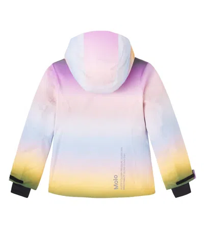 Molo Pearson Hooded Ski Jacket In Multi