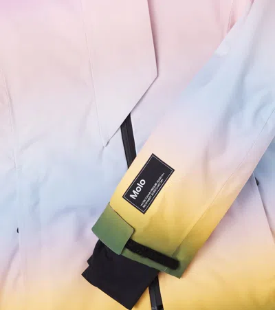 Molo Pearson Hooded Ski Jacket In Multi