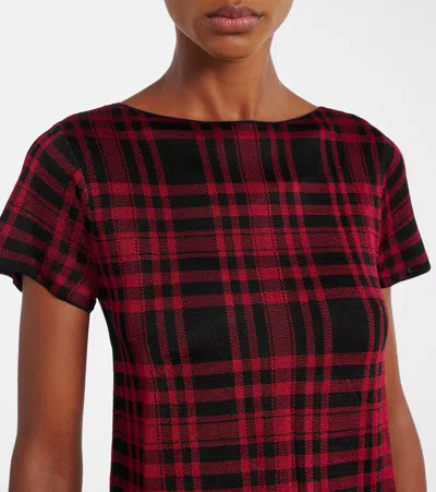 Polo Ralph Lauren Plaid Short-sleeve Sweater In Multi