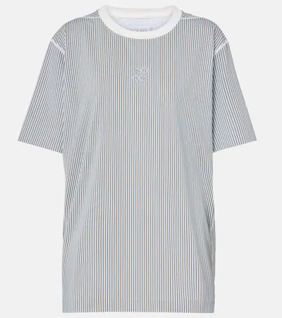 Loewe X On Active Striped Short-sleeve T-shirt In Multi