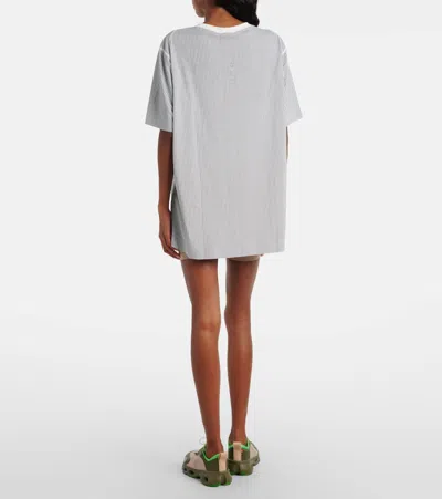 Loewe X On Active Striped Short-sleeve T-shirt In Multi