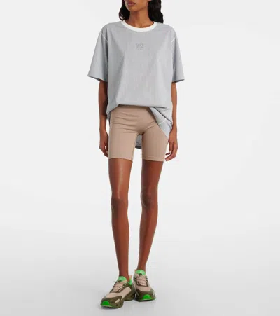 Loewe X On Active Striped Short-sleeve T-shirt In Multi