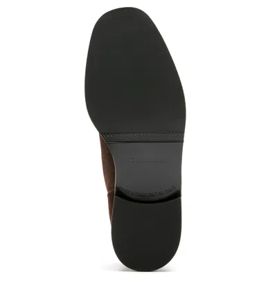 La Canadienne Weave Suede Boot In Brown