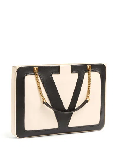 Valentino Small Viva Superstar Shoulder Bag In Sand