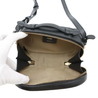 Pre-owned Fendi Black Leather Shoulder Bag ()