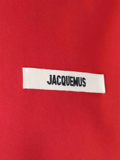 Jacquemus Le Sweatshirt Gros Grain In Red