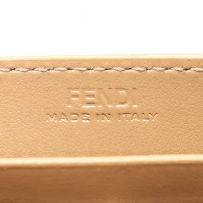 Pre-owned Fendi Brown Canvas Leather Shoulder Bag ()