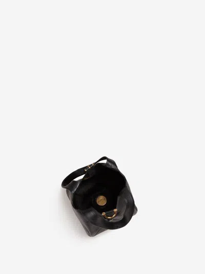 Chloé Balloon Small Grained Leather Bag In Black