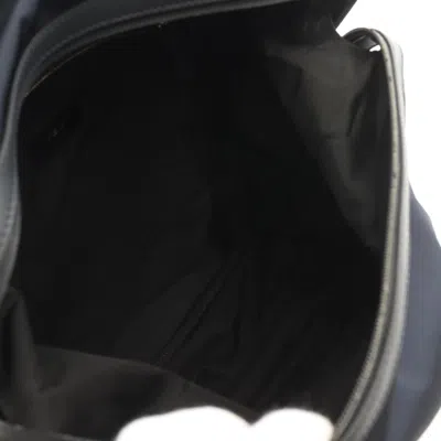Pre-owned Fendi Multi-color Navy Nylon Leather Backpack ()
