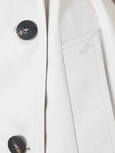 Jacquemus Long Coat In White