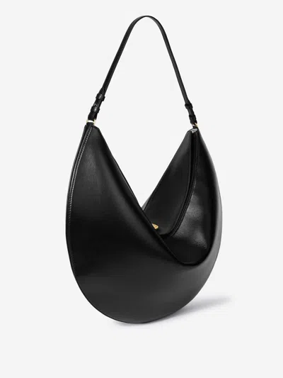 Jacquemus Crescent Leather Bag In Black