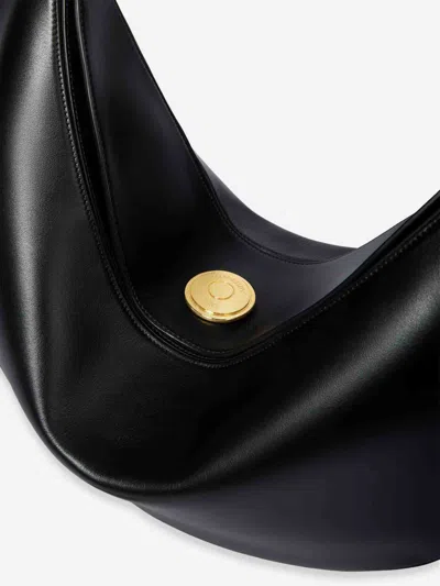 Jacquemus Crescent Leather Bag In Black
