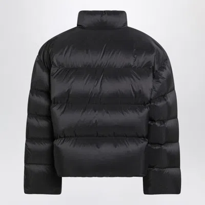 Balenciaga Black Standard Technical Fabric Down Jacket Men In Black