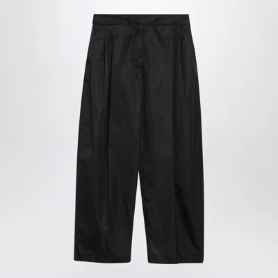 Alaïa Alaia Black Tailored Pants In Technical Taffeta Women In Black