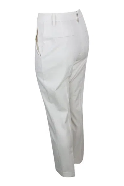 Brunello Cucinelli Trousers In White