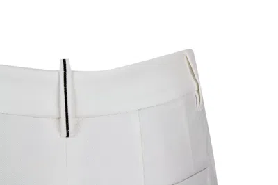 Brunello Cucinelli Trousers In White