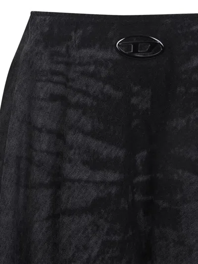 Diesel De-hannie-fsh Gonna Clothing In Black