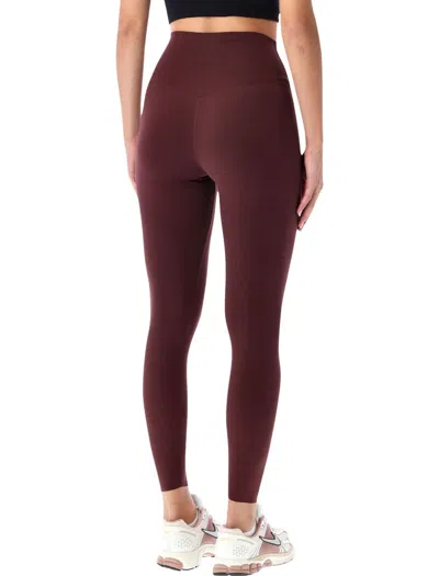 Nike Zenvy 7/8 High-waist Leggings In Brown