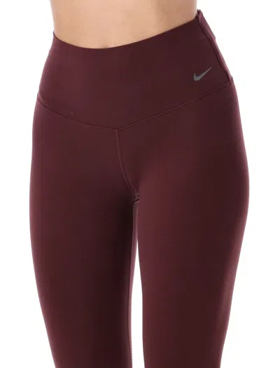Nike Zenvy 7/8 High-waist Leggings In Brown