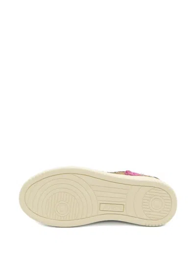 Autry Dallas Low Suede Embellished Sneakers Shoes In Multi
