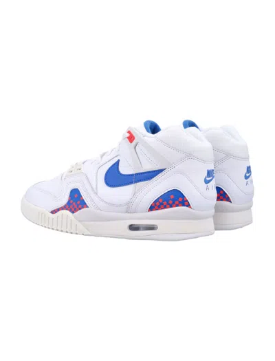 Nike Air Tech Challenge Ii White Blue Red In Multi