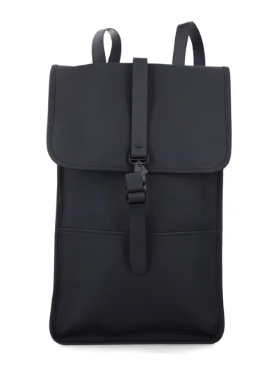 Rains Mini Backpack Featuring Buckle Detail In Black