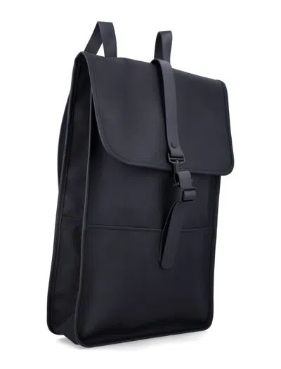 Rains Mini Backpack Featuring Buckle Detail In Black