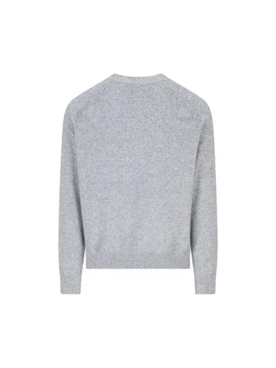 Zegna Crew-neck Sweater In Gray