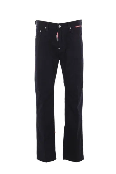 Dsquared2 Dsquared Black Denim Dsquared X Magliano Protesta 642 Jeans In Black