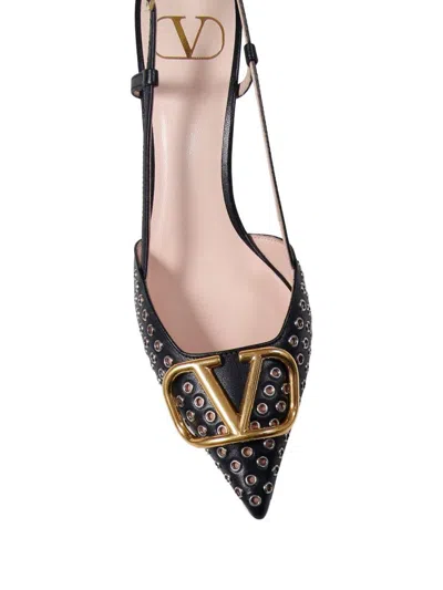 Valentino Garavani With Heel Black In Black