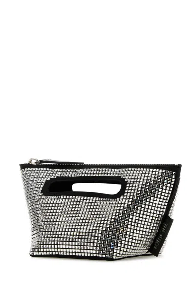 Attico Tote Bag ''via Dei Giardini 15'' Black In Black