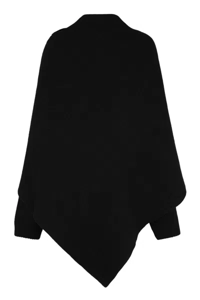 Alberta Ferretti Alberta Ferreti Merino Wool And Cashmere Cape In Multi