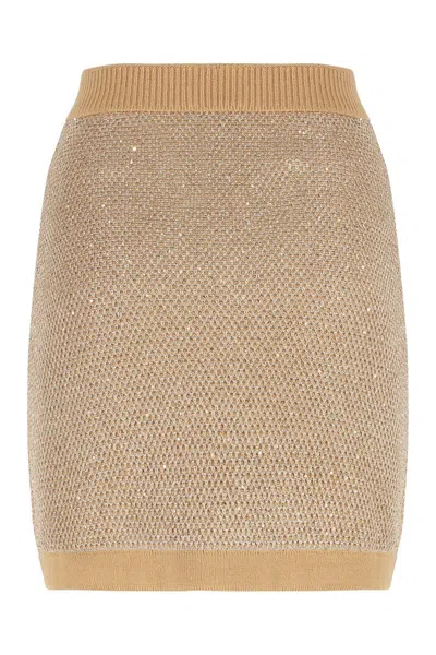 Elisabetta Franchi Knitted Skirt In Multi